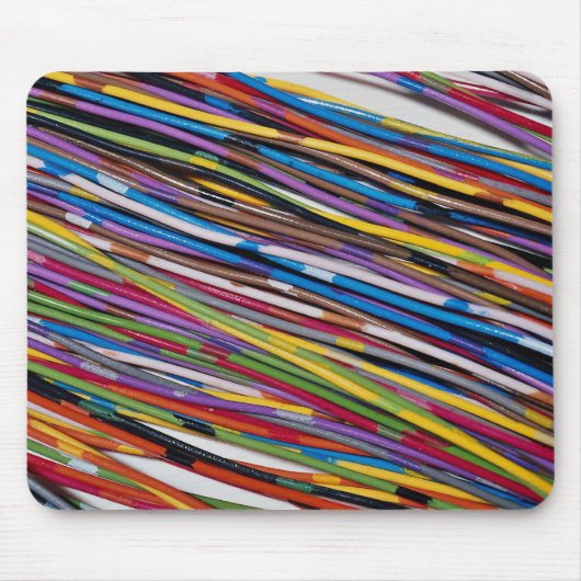 Schöner Telefondraht Mousepad (Vorne)