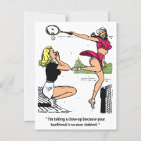 Schöner Tennisspieler, Spaß, Vintag