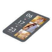 Schöner Termin EDITABLE COLOR Save The Date Magnet (Linke Seite)
