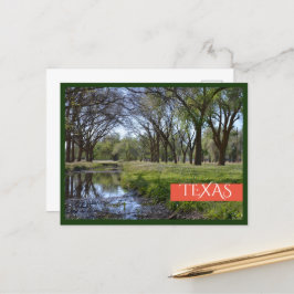 Schöner Texas Park Postkarte