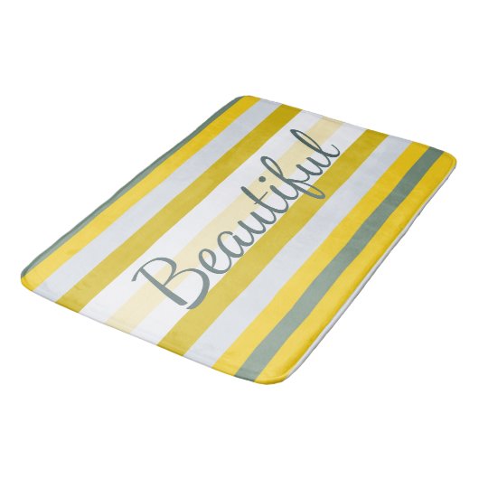 Schöner Text kann entfernt werden Badematte (Schrägansicht)