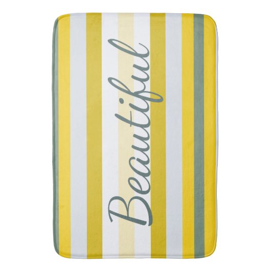 Schöner Text kann entfernt werden Badematte (Vorderseite Vertikal)