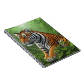Schöner Tiger im Dschungel Notizblock (Rechte Seite)