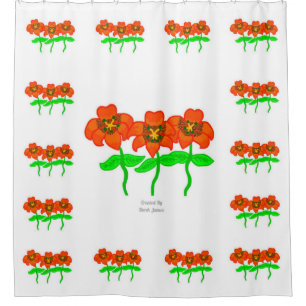Schöner Tiger Lilies Duschvorhang