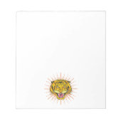 Schöner Tiger Notizblock (Vorderseite)