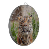 Schöner Tigerdruck Dartscheibe (Vorderseite Links)