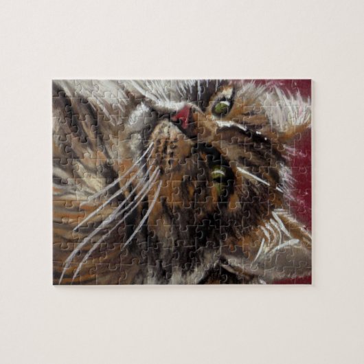 Schöner Traum - Maine Coon Cat Puzzle (Horizontal)