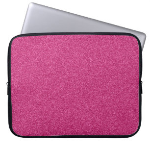 Schöner, trendiger, mädchenhaft heißer rosa Gli Laptopschutzhülle