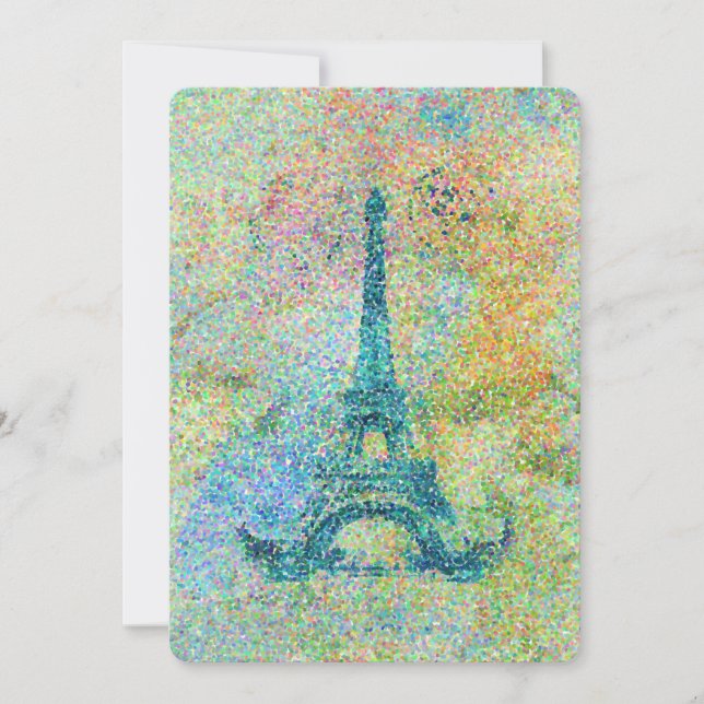 Schöner trendiger, Vintager Eiffelturm (Vorderseite)