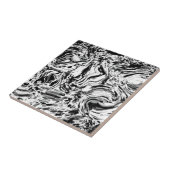 Schöner Trendy White Black Marble Stone - Modern Fliese (Seite)