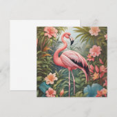 Schöner tropischer Flamingo Bird (Vorne/Hinten)