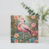 Schöner tropischer Flamingo Bird (Stehend Vorderseite)