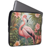 Schöner tropischer Flamingo Bird Laptopschutzhülle (Vorne Rechts)
