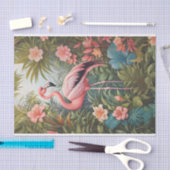 Schöner tropischer Flamingo Bird Seidenpapier (Handwerk)