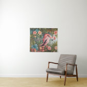 Schöner tropischer Flamingo Bird Wandteppich (Beispiel (Horizontal))