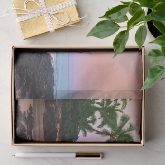 Schöner tropischer hawaiische seidenpapier (Geschenk)