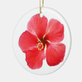 Schöner tropischer Hibiskus Weihnachtsschmuck (Links)