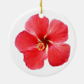 Schöner tropischer Hibiskus Weihnachtsschmuck (Hinten)
