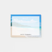 Schöner tropischer Strand Landschaftlich Post-it Klebezettel (Vorderseite)