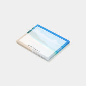 Schöner tropischer Strand Landschaftlich Post-it Klebezettel (angewinkelt)