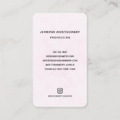 Schöner tropischer Strand Landschaftlich Visitenkarte (Rückseite)