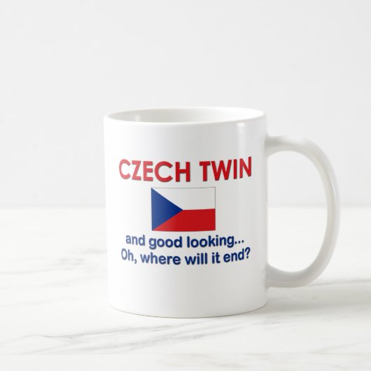 Schöner tschechischer Zwilling Kaffeetasse (Rechts)