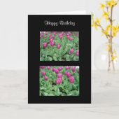 Schöner Tulip Garden Karte (Gelbe Blume)