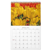 Schöner Tulips Blume Kalender (Mär 2027)