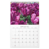 Schöner Tulips Blume Kalender (Feb 2027)