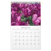 Schöner Tulips Blume Kalender (Feb 2026)