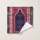 Schöner türkischer Antiquitätenteppich Badhandtuch Set (Waschlappen)