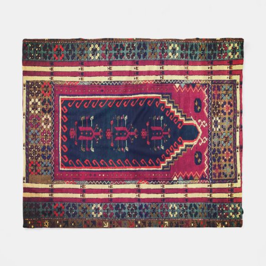 Schöner türkischer Teppichboden Fleecedecke (Vorderseite (Horizontal))