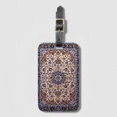 Schöner türkischer Teppichboden Gepäckanhänger (Vorderseite Vertikal)