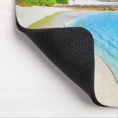 Schöner türkisfarbener Sandy Beach Mouse Pad Mousepad (Ecke)