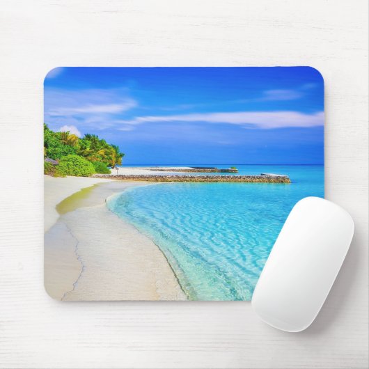 Schöner türkisfarbener Sandy Beach Mouse Pad Mousepad (Mit Mouse)