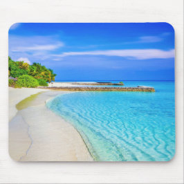 Schöner türkisfarbener Sandy Beach Mouse Pad Mousepad