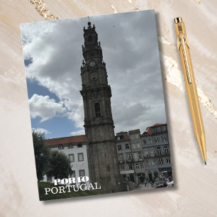 Schöner Turm Porto Portugal Reisefotografie Feiertagspostkarte