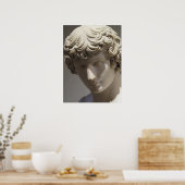 Schöner Typ Antinous Hadrian geliebt Poster (Küche)