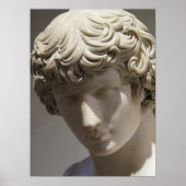 Schöner Typ Antinous Hadrian geliebt Poster (Vorne)