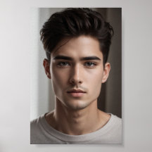 Schöner und ernsthaft aussehender asiatischer Typ.