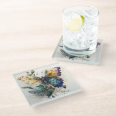 Schöner und farbenfroher Untersetzer (Schrägansicht)