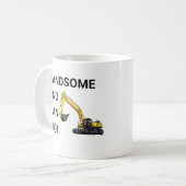 Schöner und leichter Grabungsbau Kaffeetasse (Vorderseite Links)