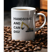 Schöner und leichter Grabungsbau Kaffeetasse