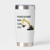 Schöner und leichter Grabungsbau Thermobecher (Rückseite)