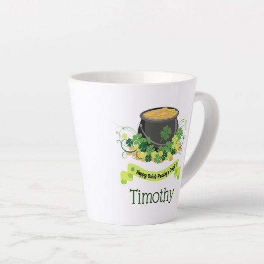 Schöner und lustiger St. Patrick's Day Milchtasse (Rechte Ecke)