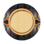 Schöner und mutiger Sonnenuntergang-Strudel Schneidebrett (Vorderseite)