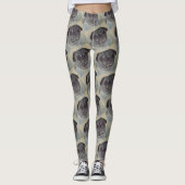 SCHÖNER UND SCHNELLER MOPS LEGGINGS (Vorderseite)