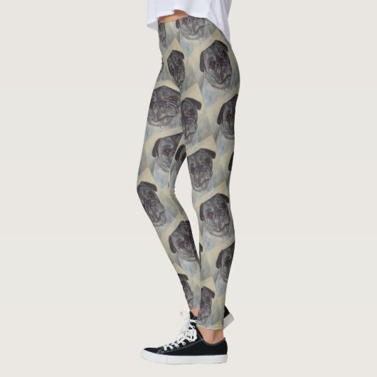 SCHÖNER UND SCHNELLER MOPS LEGGINGS (Links)
