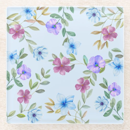 Schöner Untersetzer mit Wasserfarben (Vorderseite)