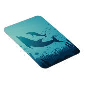 Schöner Unterwassersee Magnet (Rechte Seite)